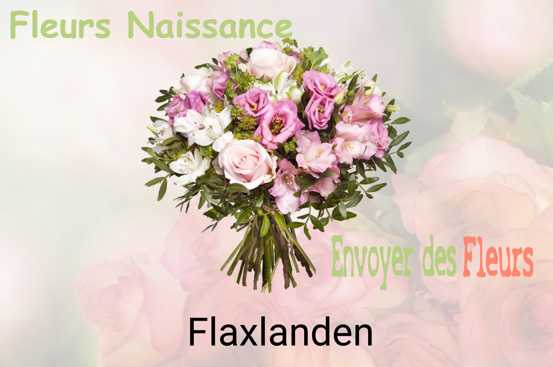 Bouquet de fleurs de naissance livré à Flaxlanden